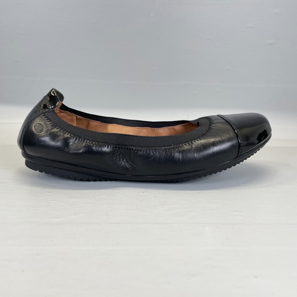 Josef Seibel Pippa 07 Ballet Flats Womens Size 39 US 8 Black Leather Shoes